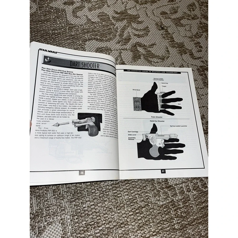 1995 Star Wars The Essential Guide to Characters & Essential Guide To Weapons